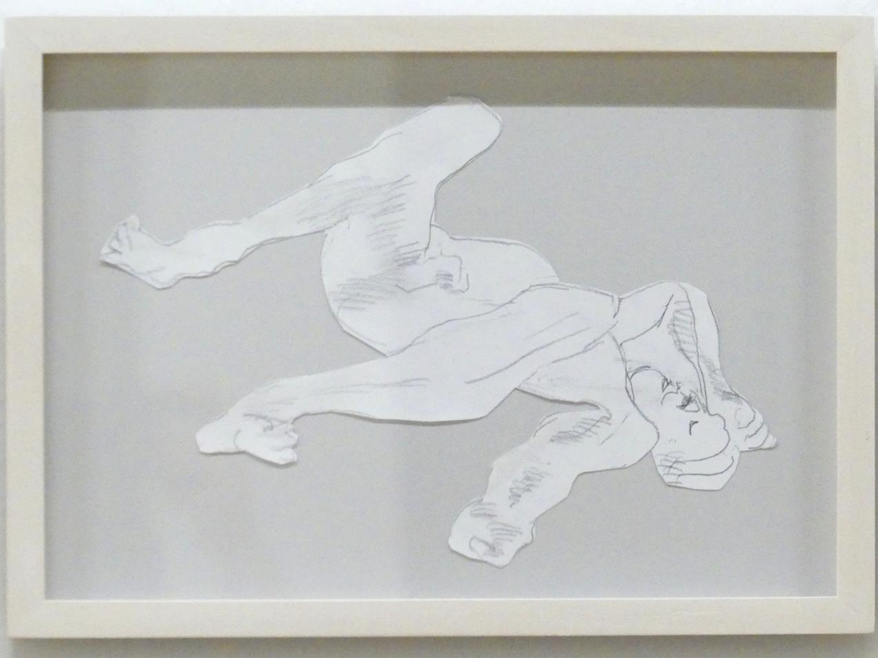 Maria Lassnig (1945–2011), Ohne Titel, München, Lenbachhaus, Kunstbau, Ausstellung "BODY CHECK" vom 21.05.-15.09.2019, um 2006, Bild 4/12