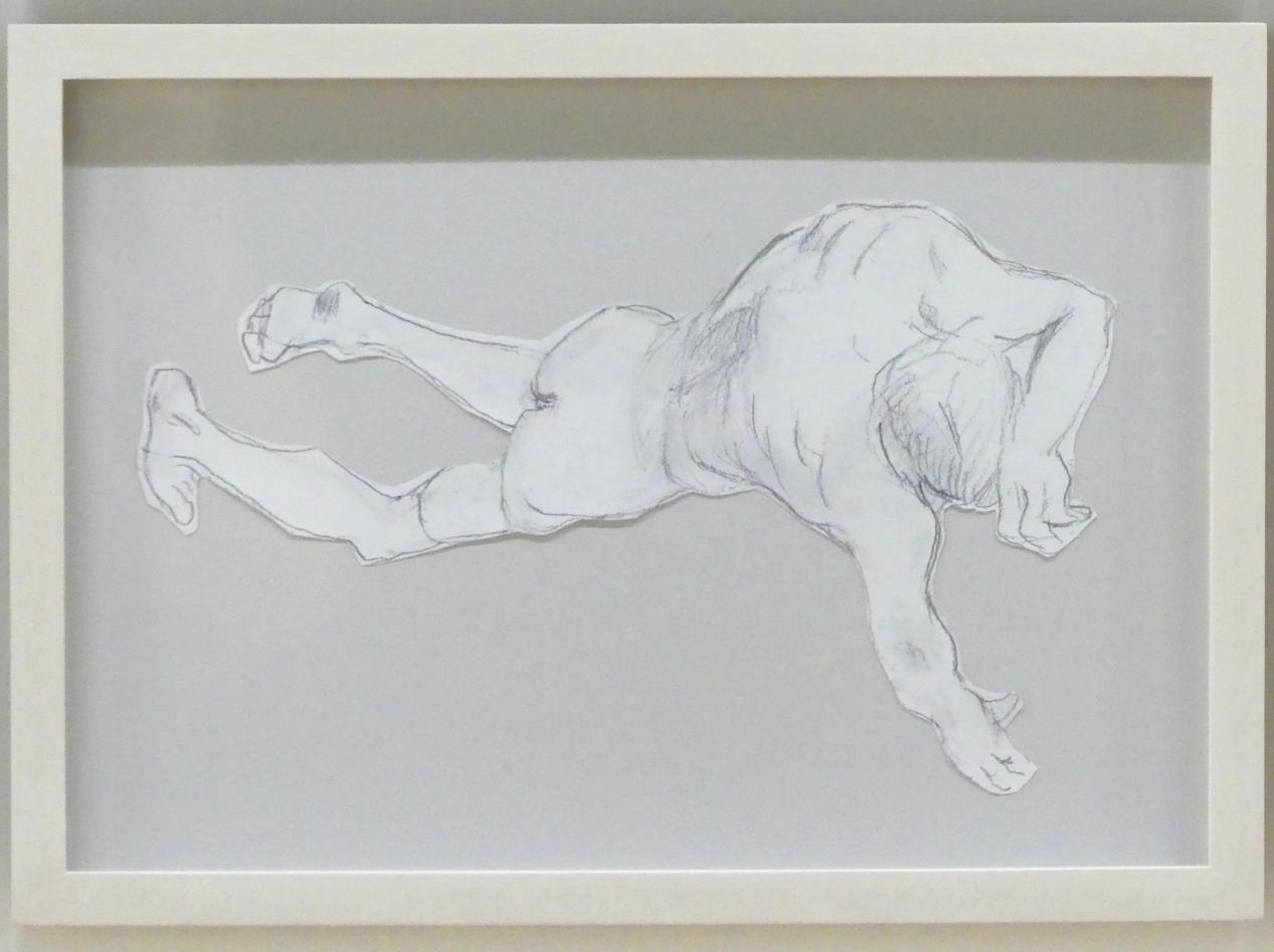 Maria Lassnig (1945–2011), Ohne Titel, München, Lenbachhaus, Kunstbau, Ausstellung "BODY CHECK" vom 21.05.-15.09.2019, um 2006, Bild 10/12