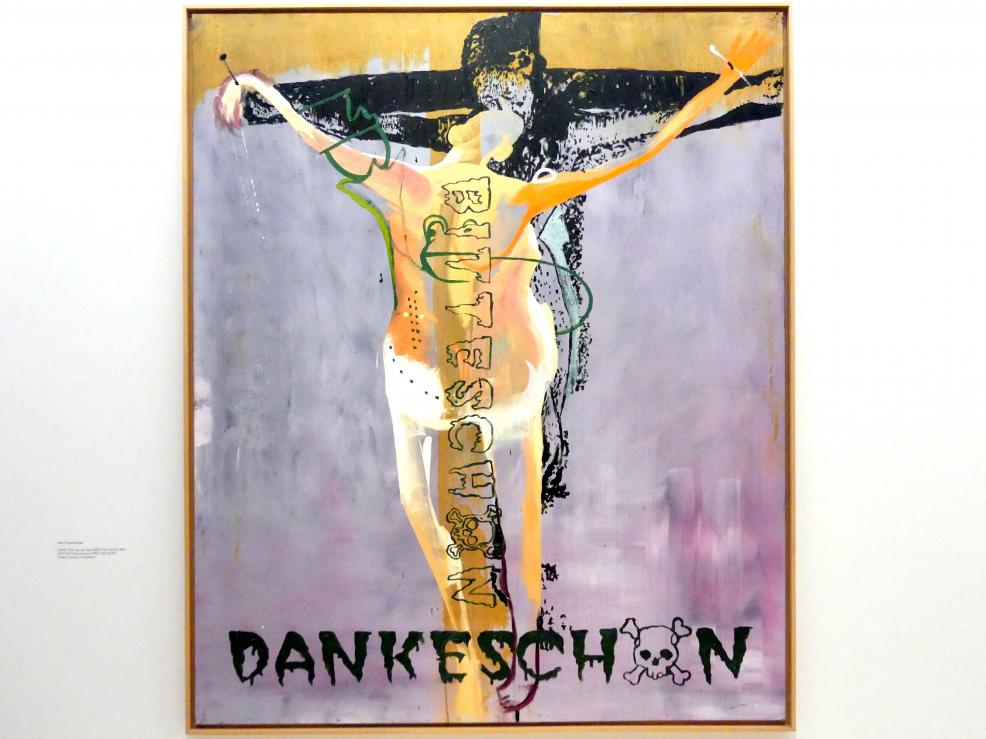 Martin Kippenberger (1984–1996), Ohne Titel, München, Lenbachhaus, Kunstbau, Ausstellung "BODY CHECK" vom 21.05.-15.09.2019, 1990