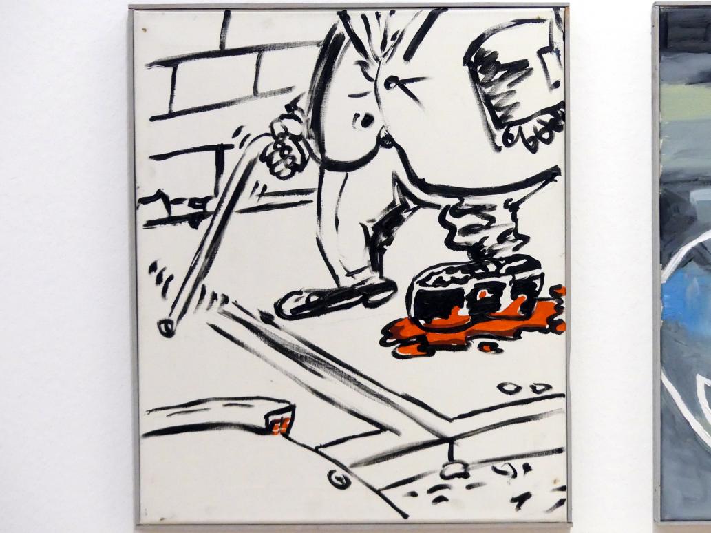 Martin Kippenberger (1984–1996), Opa, München, Lenbachhaus, Kunstbau, Ausstellung "BODY CHECK" vom 21.05.-15.09.2019, Undatiert, Bild 1/3