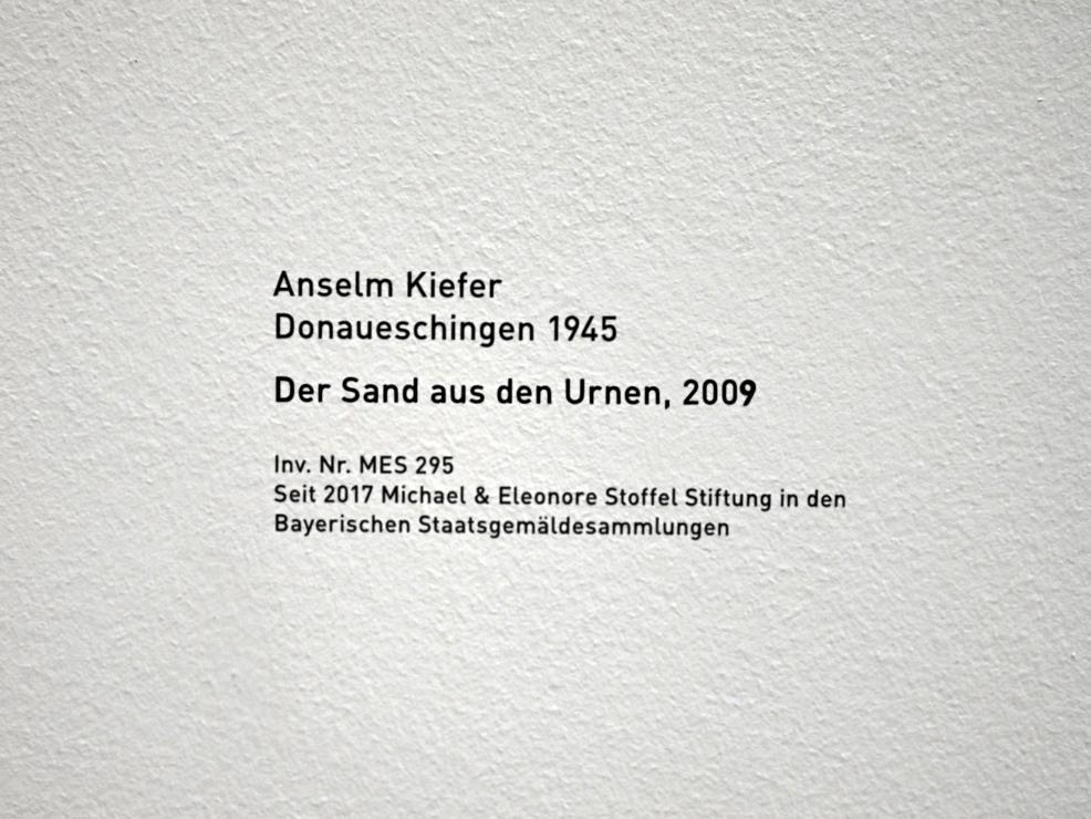 Anselm Kiefer (1969–2020), Der Sand aus den Urnen, München, Pinakothek der Moderne, Saal 30, 2009, Bild 2/2
