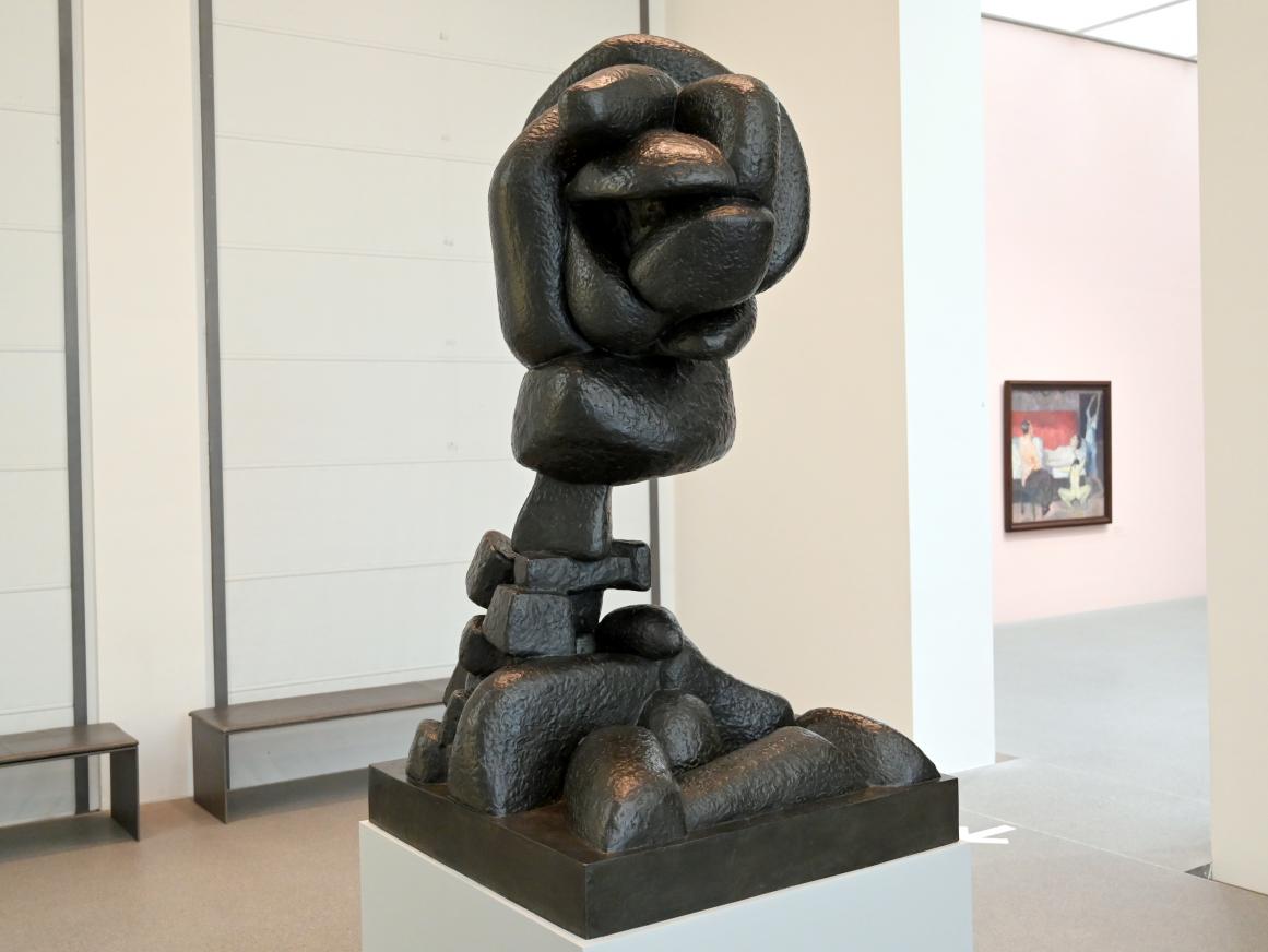 Otto Freundlich (1910–1939), Ascension - Aufstieg, München, Pinakothek der Moderne, Gang im Westflügel, 1929, Bild 2/4