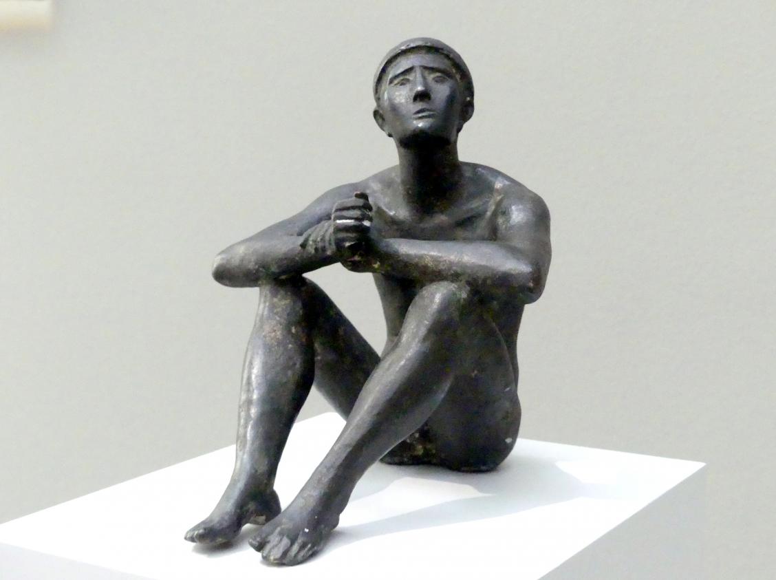 Hermann Blumenthal (1934–1939), Sitzender aufschauend (Sterngucker), München, Pinakothek der Moderne, Saal 13, 1936, Bild 2/5