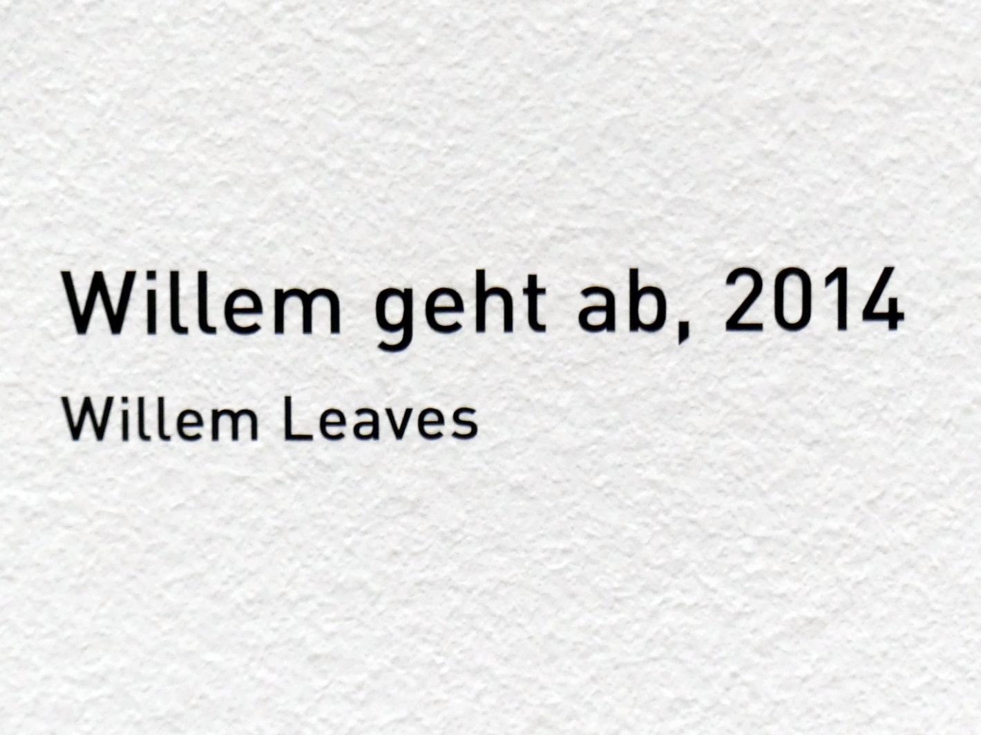 Georg Baselitz (1962–2019), Willem geht ab, München, Pinakothek der Moderne, Saal 14, 2014, Bild 2/2