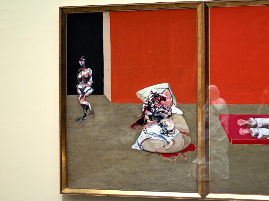 Francis Bacon (1945–1991), Crucifixion - Kreuzigung, München, Pinakothek der Moderne, Saal 13, 1965, Bild 2/5