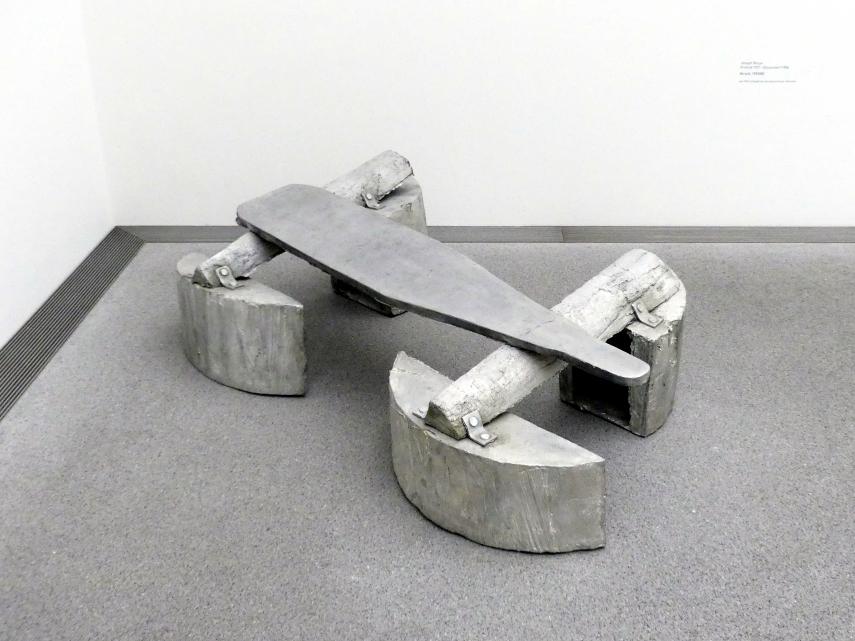 Joseph Beuys (1948–1985), Hirsch, München, Pinakothek der Moderne, Saal 18, 1959, Bild 2/3