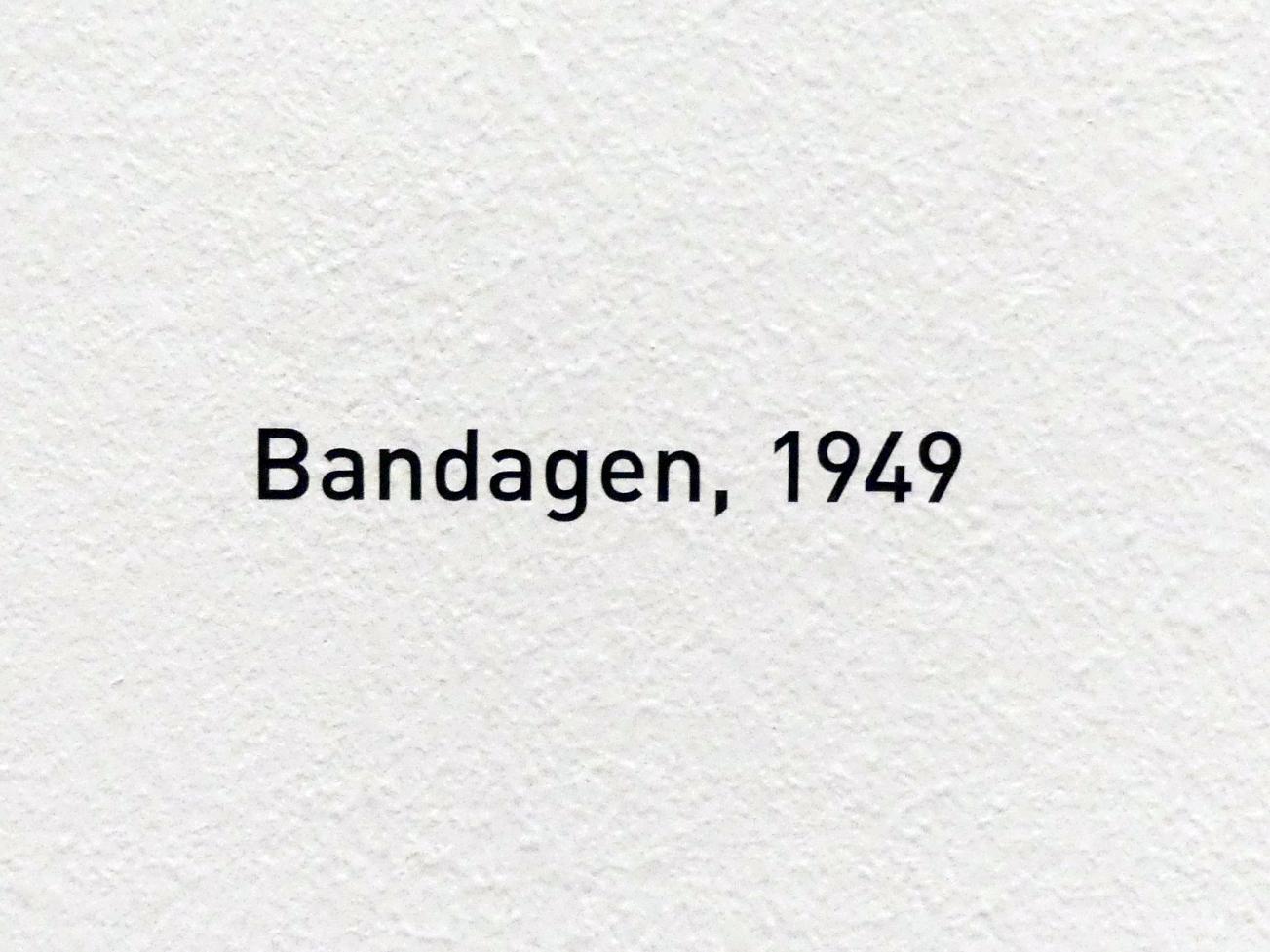 Joseph Beuys (1948–1985), Bandagen, München, Pinakothek der Moderne, Saal 18, 1949, Bild 2/2