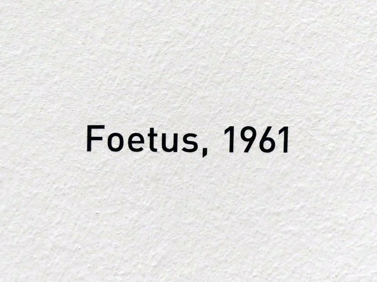 Joseph Beuys (1948–1985), Foetus, München, Pinakothek der Moderne, Saal 18, 1961, Bild 2/2