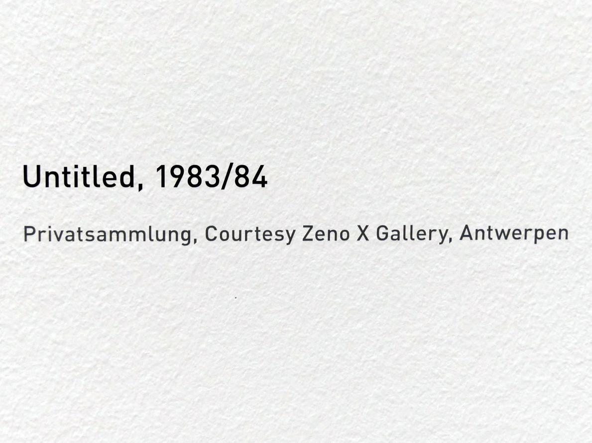 Raoul De Keyser (1964–2012), Untitled, München, Pinakothek der Moderne, Ausstellung "Raoul De Keyser – Œuvre" vom 05.04.-08.09.2019, Saal 21, 1983–1984, Bild 2/2