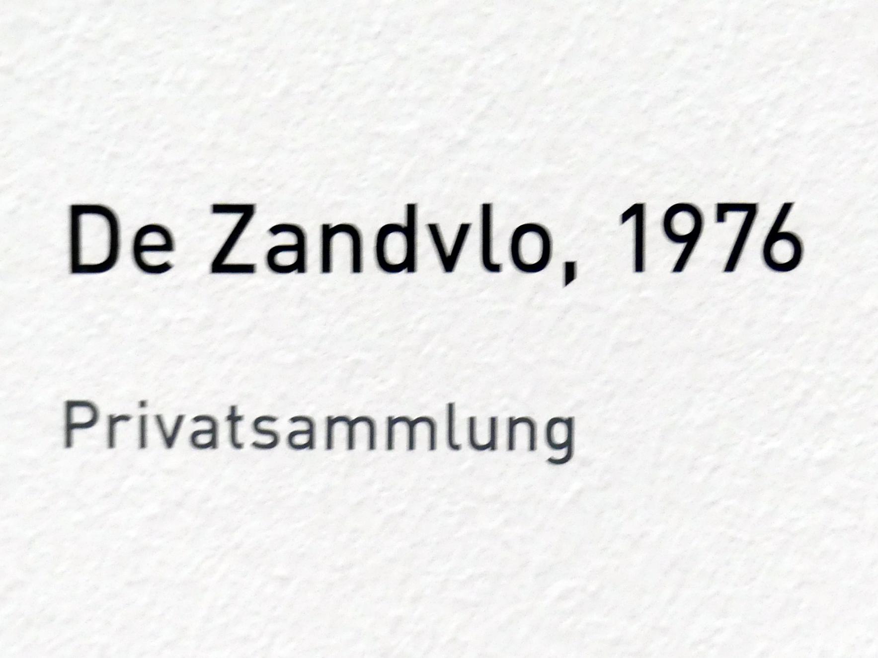 Raoul De Keyser (1964–2012), De Zandvlo - Der Sandfloh, München, Pinakothek der Moderne, Ausstellung "Raoul De Keyser – Œuvre" vom 05.04.-08.09.2019, Saal 23, 1976, Bild 2/2