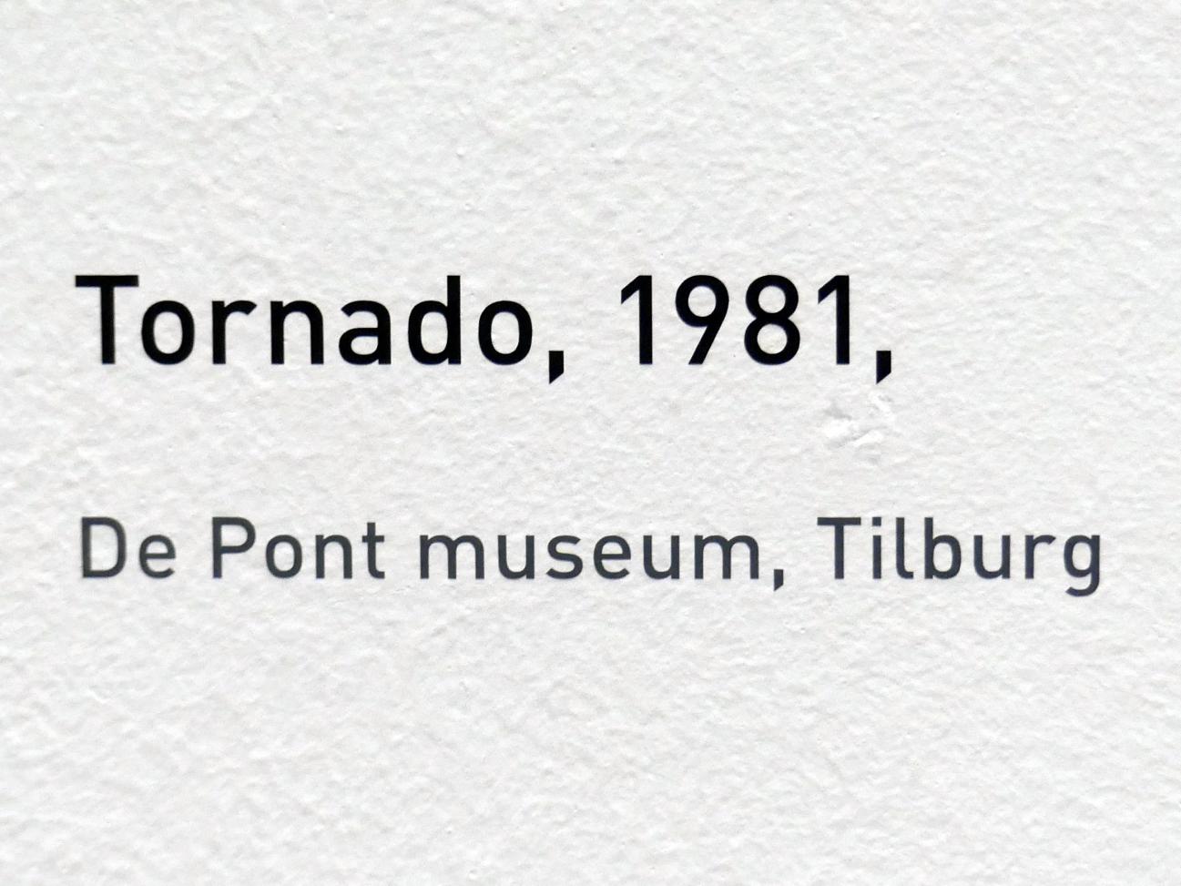 Raoul De Keyser (1964–2012), Tornado, München, Pinakothek der Moderne, Ausstellung "Raoul De Keyser – Œuvre" vom 05.04.-08.09.2019, Saal 24, 1981, Bild 2/2