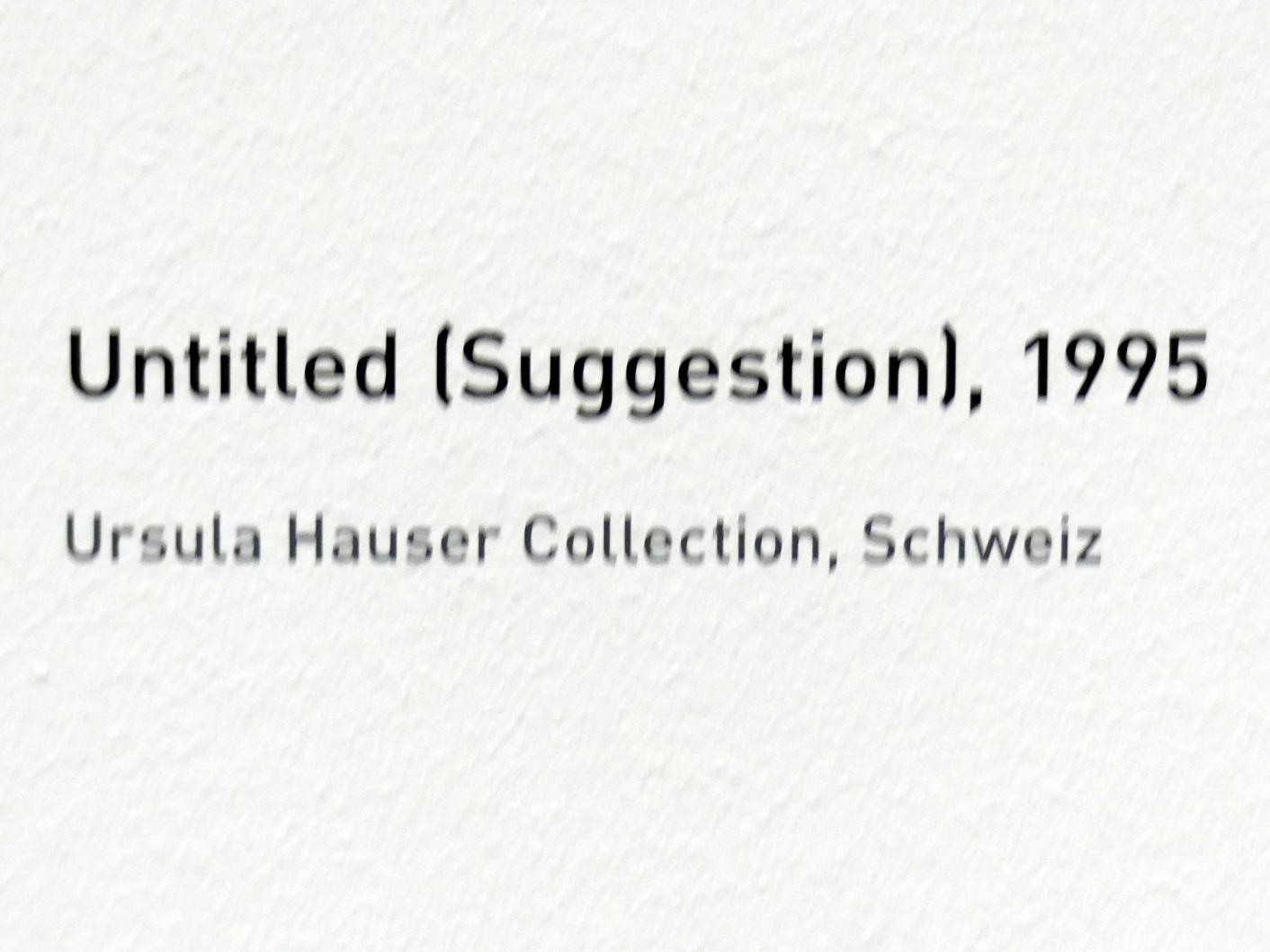 Raoul De Keyser (1964–2012), Untitled (Suggestion), München, Pinakothek der Moderne, Ausstellung "Raoul De Keyser – Œuvre" vom 05.04.-08.09.2019, Saal 25, 1995, Bild 2/2