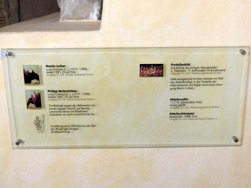 Lucas Cranach der Jüngere (1537–1586), Martin Luther, Meißen, Meißner Dom St. Johannis und St. Donatus, 1581, Bild 2/2