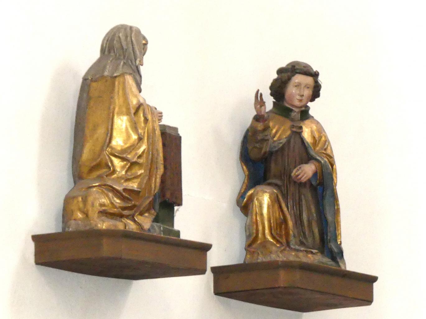 Leonhard von Brixen (Lienhart Scherhauff) (1445–1470), Verkündigungsszene, Säben, Liebfrauenkirche, jetzt Klausen, Pfarrkirche St. Andreas, um 1470, Bild 2/2