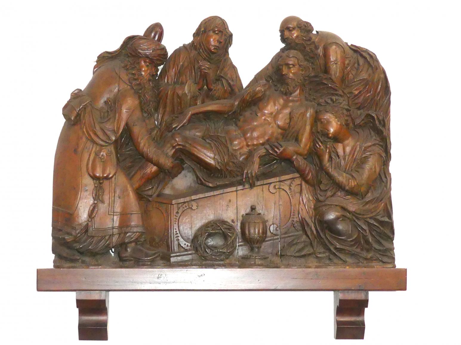 Hans Reichle (1595–1605), Grablegung Christi, Klausen, Pfarrkirche St. Andreas, nach 1600, Bild 2/2