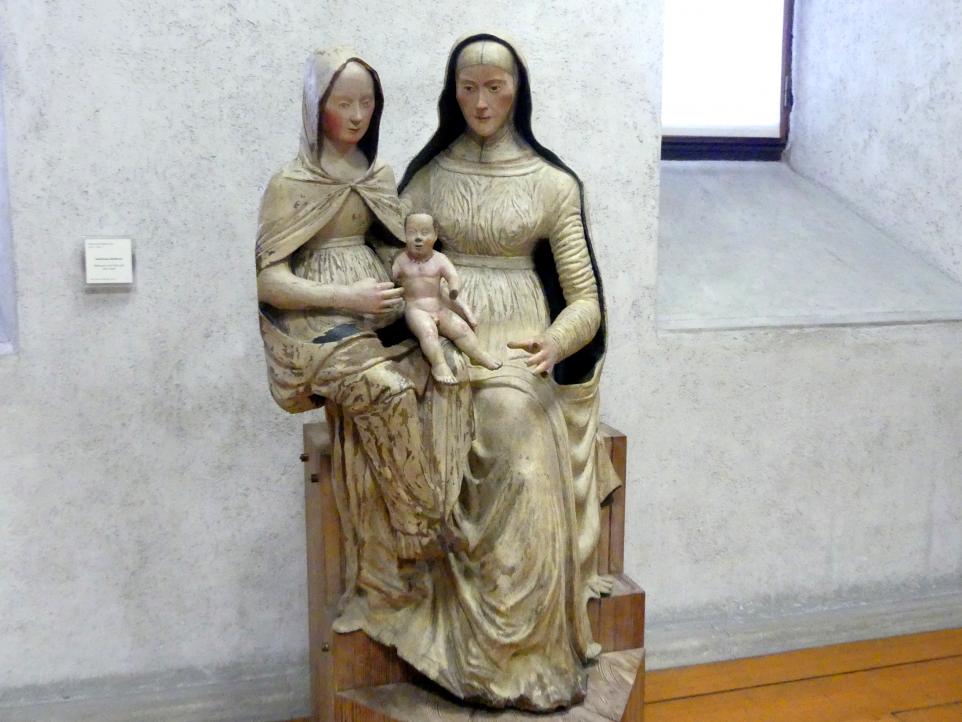 Giovanni Zebellana (Undatiert), Heilige Anna Selbdritt, Verona, Kirche St. Anna, jetzt Verona, Museo di Castelvecchio, Saal 16, Undatiert, Bild 2/7