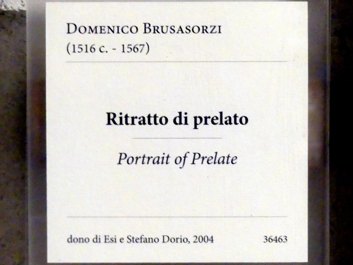 Domenico Brusasorzi (Undatiert), Bildnis eines Prälaten, Verona, Museo di Castelvecchio, Saal 23, Undatiert, Bild 2/2