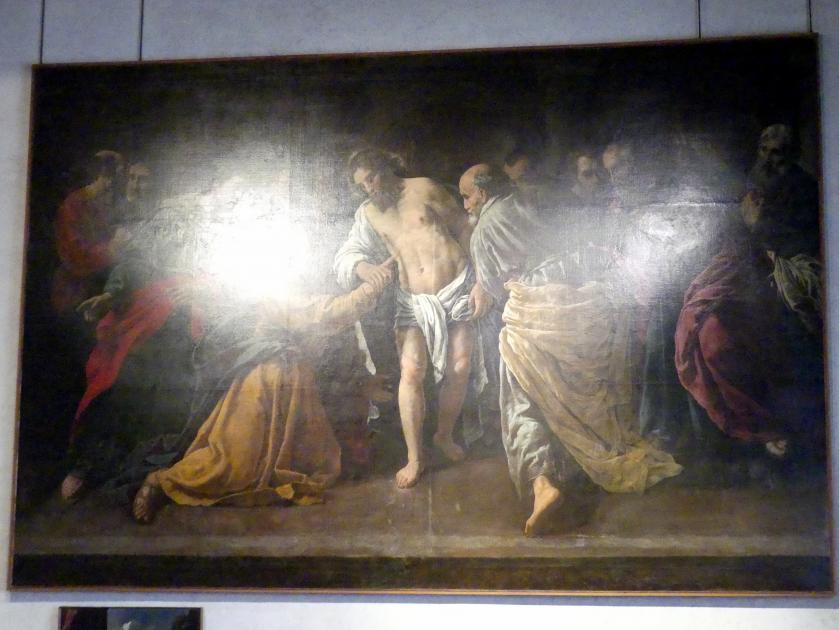 Marcantonio Bassetti (1626), Der ungläubige Thomas, Verona, Chiesa di San Tommaso Apostolo, jetzt Verona, Museo di Castelvecchio, Saal 24, Undatiert, Bild 2/3
