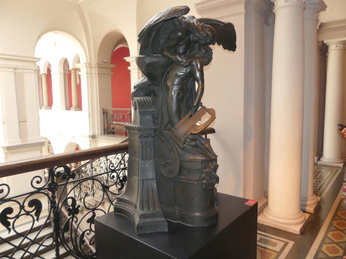 Christian Behrens (1880), Kuss der Sphinx, Breslau, Nationalmuseum, 2. OG, Umgang, 1880, Bild 4/6