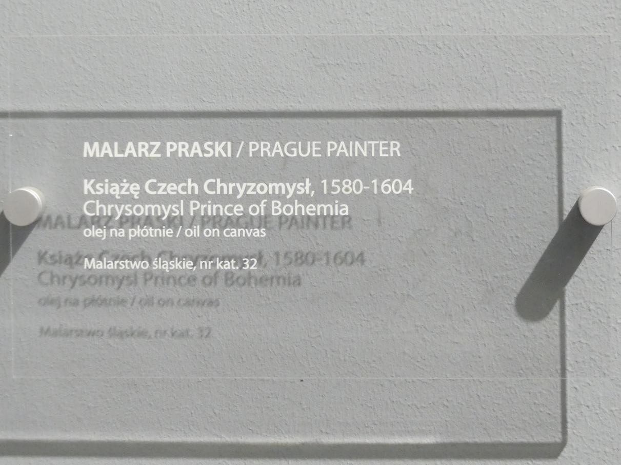 Böhmischer Prinz Cryzomysl, Breslau, Nationalmuseum, 2. OG, europäische Kunst 15.-20. Jhd., Saal 3, 1580–1604, Bild 2/2