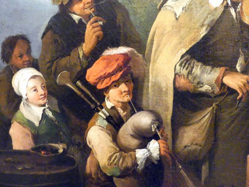 Christian Wilhelm Ernst Dietrich (1734–1774), Wandermusiker, Breslau, Nationalmuseum, 2. OG, europäische Kunst 15.-20. Jhd., Saal 7, um 1745, Bild 3/4