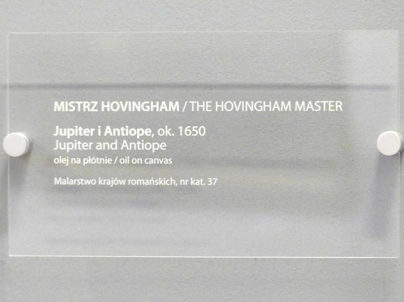 Jupiter und Antiope, Breslau, Nationalmuseum, 2. OG, europäische Kunst 15.-20. Jhd., Saal 12, um 1650, Bild 2/2