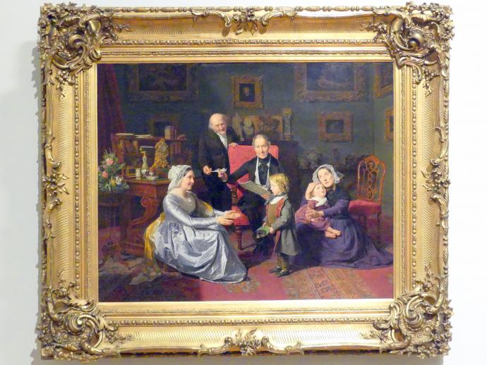 Ferdinand Georg Waldmüller (1819–1864), Die Adoption, Breslau, Nationalmuseum, 2. OG, europäische Kunst 15.-20. Jhd., Saal 14, 1847