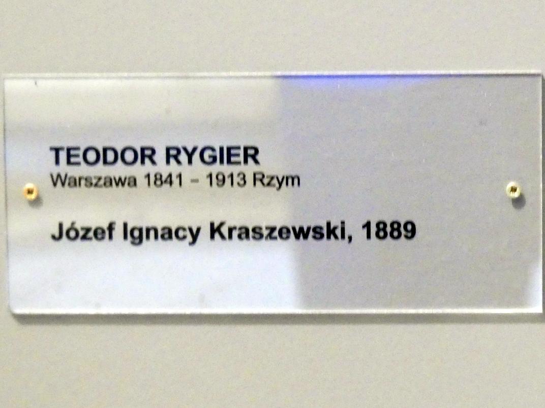 Teodor Rygier (1889): Der Schriftsteller Józef Ignacy Kraszewski (1812-1887), 1889, Bild 5/5