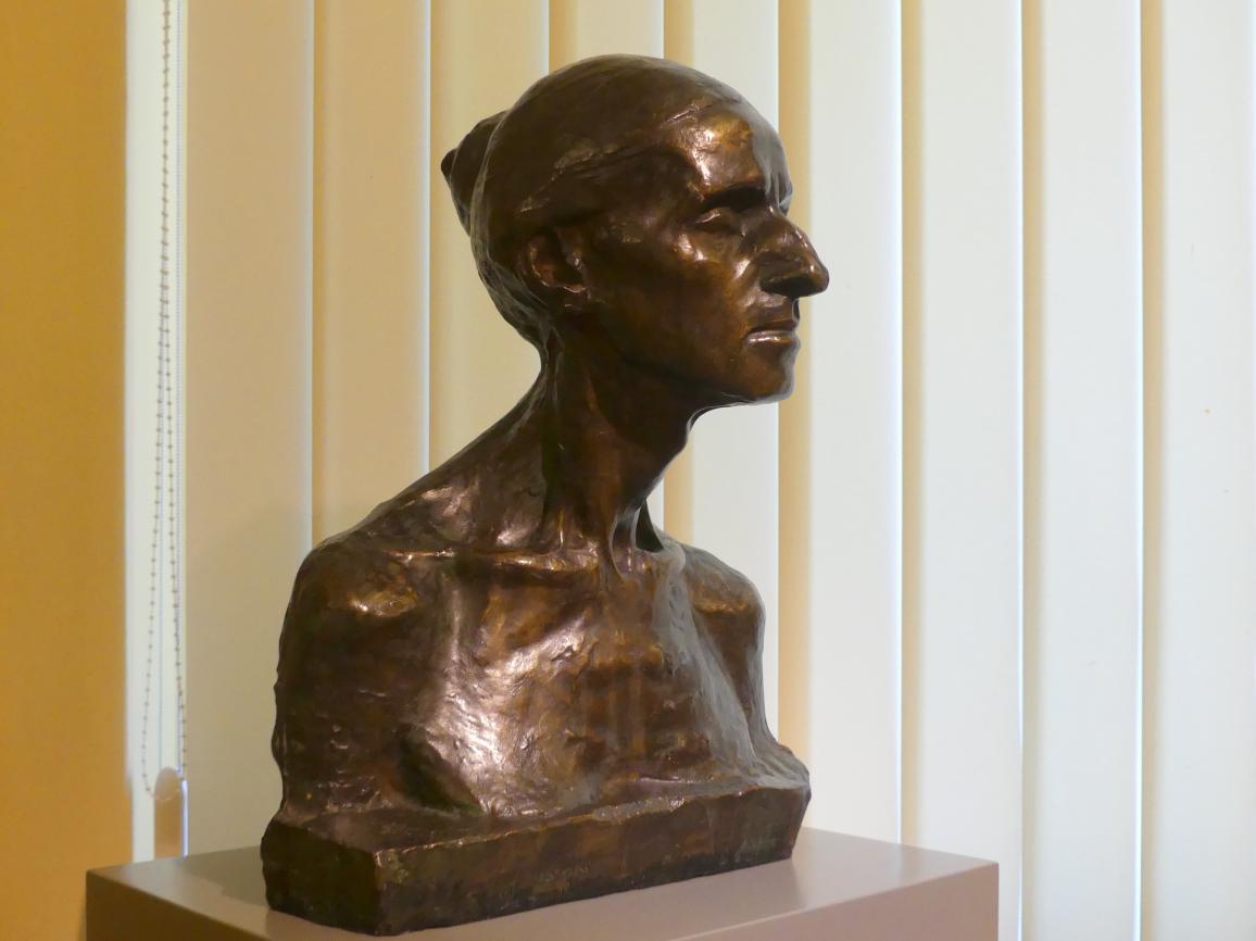 Xawery Dunikowski (1898–1899), Porträt der Mutter des Künstlers, Breslau, Nationalmuseum, 1. OG, schlesische Kunst 17.-19. Jhd., Saal 6, 1899, Bild 2/5