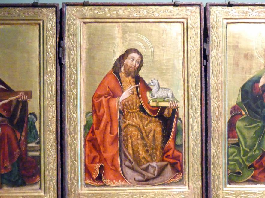 Tafeln eines Flügelaltar, Breslau, Kirche St. Elisabeth, jetzt Breslau, Nationalmuseum, 1. OG, schlesische Kunst 14.-16. Jhd., Saal 6, um 1470–1480, Bild 3/10