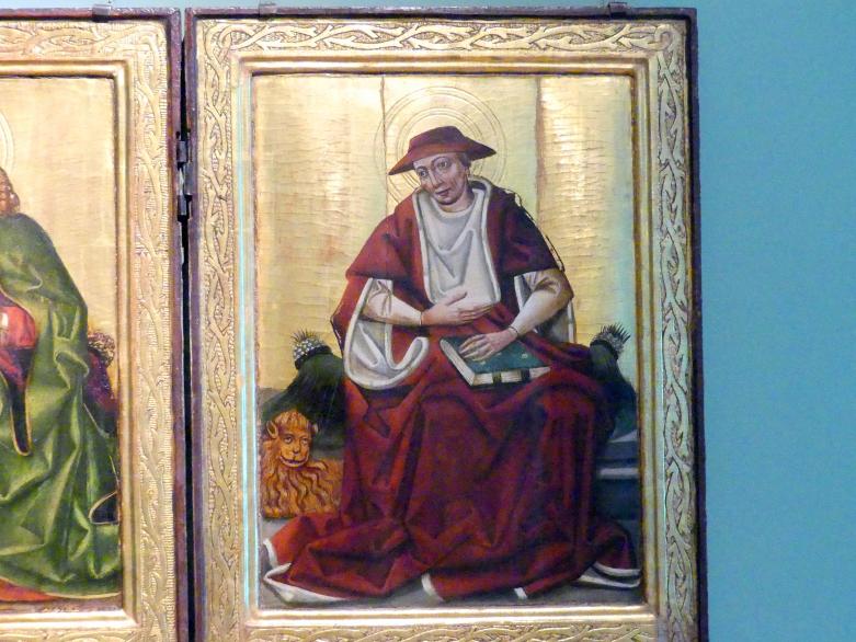 Tafeln eines Flügelaltar, Breslau, Kirche St. Elisabeth, jetzt Breslau, Nationalmuseum, 1. OG, schlesische Kunst 14.-16. Jhd., Saal 6, um 1470–1480, Bild 5/10
