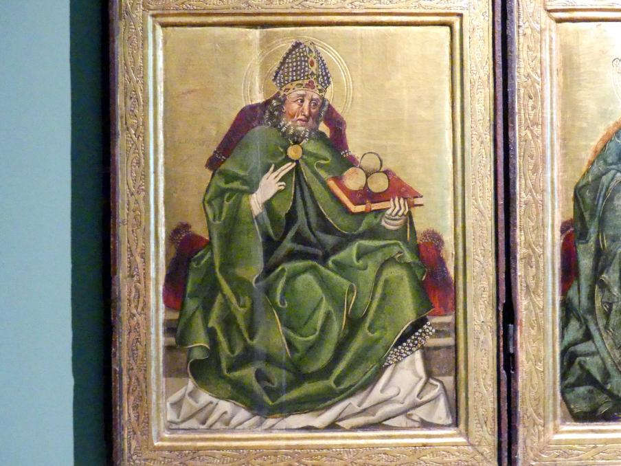 Tafeln eines Flügelaltar, Breslau, Kirche St. Elisabeth, jetzt Breslau, Nationalmuseum, 1. OG, schlesische Kunst 14.-16. Jhd., Saal 6, um 1470–1480, Bild 9/10