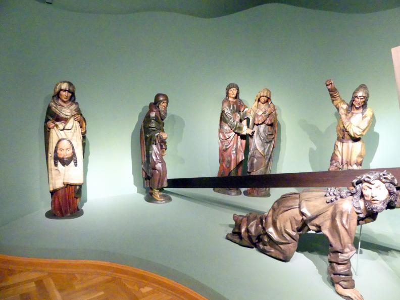 Der Weg nach Golgatha, Breslau, Kirche St. Maria Magdalena, jetzt Breslau, Nationalmuseum, 1. OG, schlesische Kunst 14.-16. Jhd., Saal 8, 1500, Bild 2/4