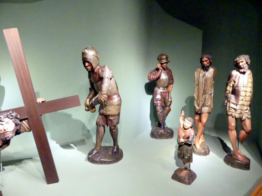 Der Weg nach Golgatha, Breslau, Kirche St. Maria Magdalena, jetzt Breslau, Nationalmuseum, 1. OG, schlesische Kunst 14.-16. Jhd., Saal 8, 1500, Bild 3/4