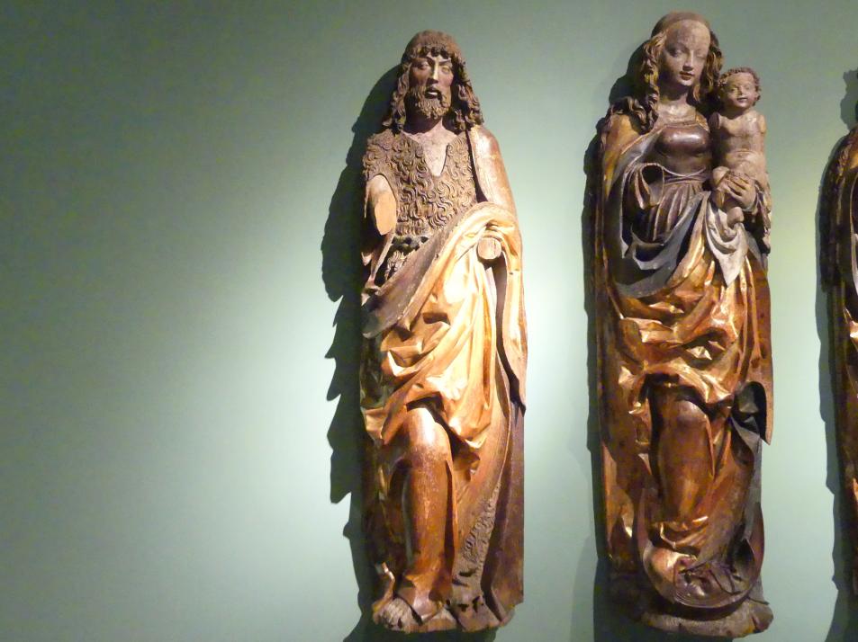 Johannes der Täufer, Maria mit Kind, St. Katharina, Domasław, ehem. Kirche St. Katharina, jetzt Breslau, Nationalmuseum, 1. OG, schlesische Kunst 14.-16. Jhd., Saal 10, 1519, Bild 2/7