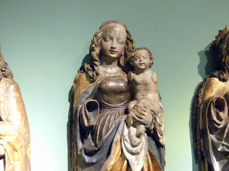 Johannes der Täufer, Maria mit Kind, St. Katharina, Domasław, ehem. Kirche St. Katharina, jetzt Breslau, Nationalmuseum, 1. OG, schlesische Kunst 14.-16. Jhd., Saal 10, 1519, Bild 4/7