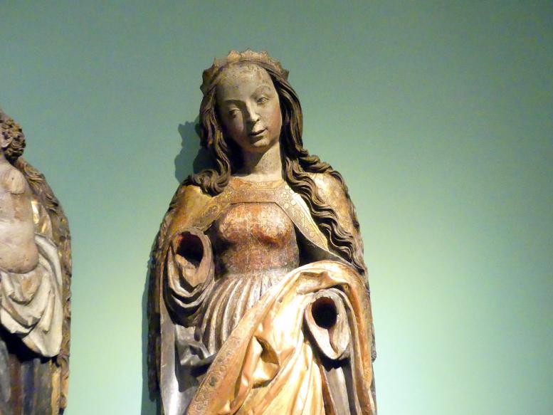 Johannes der Täufer, Maria mit Kind, St. Katharina, Domasław, ehem. Kirche St. Katharina, jetzt Breslau, Nationalmuseum, 1. OG, schlesische Kunst 14.-16. Jhd., Saal 10, 1519, Bild 6/7