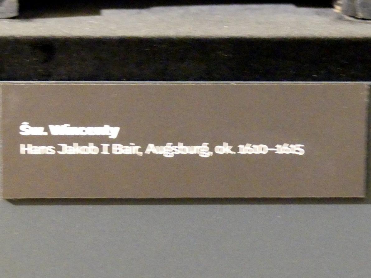 Hans Jakob I Bair (1612–1622), Heiliger Vinzenz von Valencia, Breslau, Breslauer Dom, Kathedrale St. Johannes der Täufer, jetzt Breslau, Nationalmuseum, 1. OG, Sonderausstellung Zwei Altäre, um 1610–1615, Bild 2/2