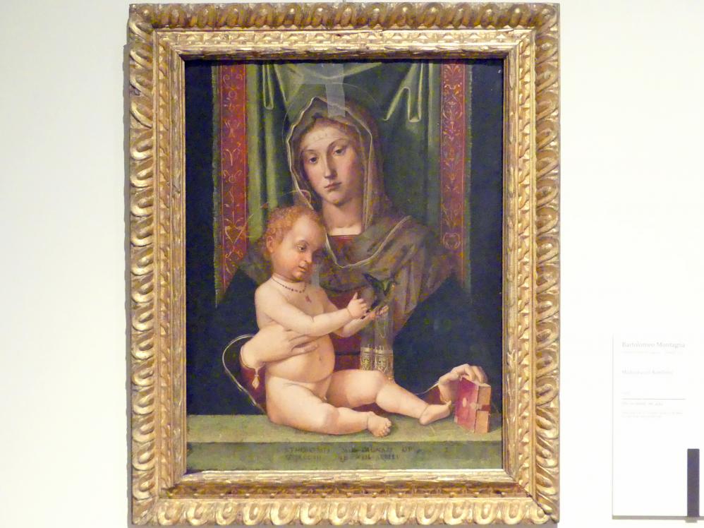 Bartolomeo Montagna (1497–1515), Maria mit Kind, Modena, Galleria Estense, Saal 8, 1503