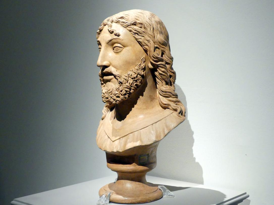 Antonio Begarelli (1529–1540), Büste des Erlösers, Modena, Galleria Estense, Saal 10, Undatiert, Bild 2/5