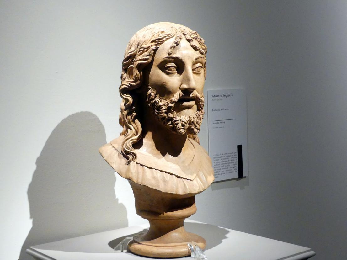 Antonio Begarelli (1529–1540), Büste des Erlösers, Modena, Galleria Estense, Saal 10, Undatiert, Bild 3/5