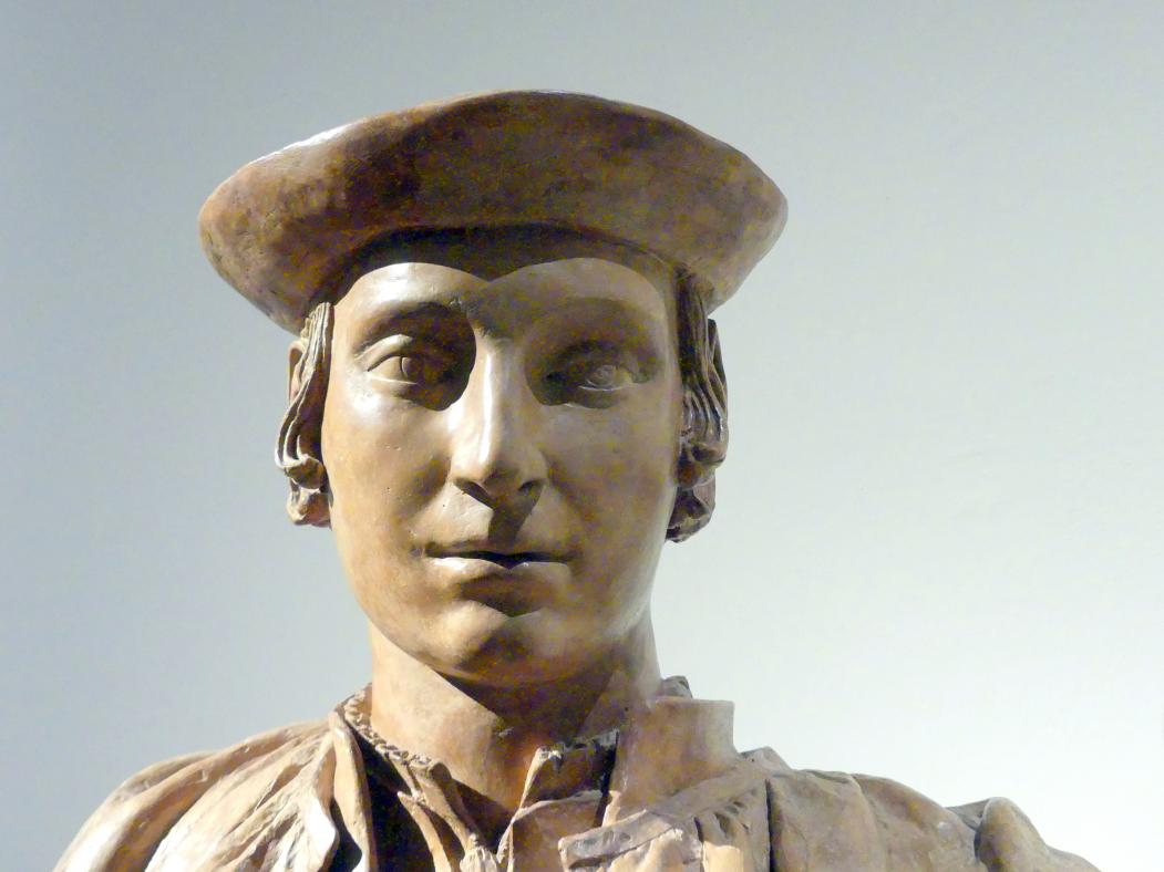 Antonio Begarelli (1529–1540), Büste des Lionello Beliardi, Modena, Chiesa di San Francesco, jetzt Modena, Galleria Estense, Saal 10, 1529, Bild 4/5
