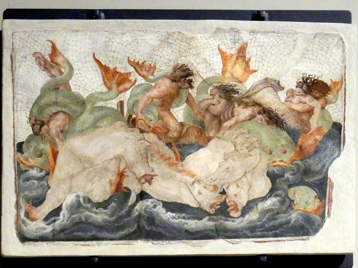 Lelio Orsi (1546–1570), Wandmalereien der Rocca di Novellara, Rocca di Novellara, Festung von Novellara, jetzt Modena, Galleria Estense, Saal 16, um 1555–1556, Bild 3/11