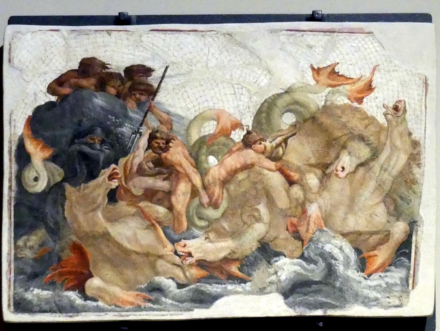 Lelio Orsi (1546–1570), Wandmalereien der Rocca di Novellara, Rocca di Novellara, Festung von Novellara, jetzt Modena, Galleria Estense, Saal 16, um 1555–1556, Bild 5/11