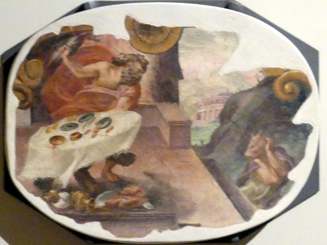 Lelio Orsi (1546–1570), Wandmalereien der Rocca di Novellara, Rocca di Novellara, Festung von Novellara, jetzt Modena, Galleria Estense, Saal 16, um 1555–1556, Bild 7/11