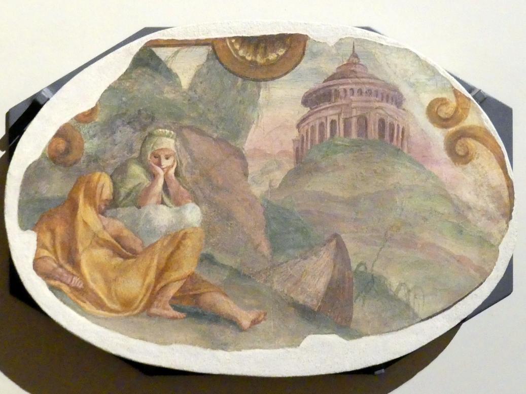 Lelio Orsi (1546–1570), Wandmalereien der Rocca di Novellara, Rocca di Novellara, Festung von Novellara, jetzt Modena, Galleria Estense, Saal 16, um 1555–1556, Bild 8/11