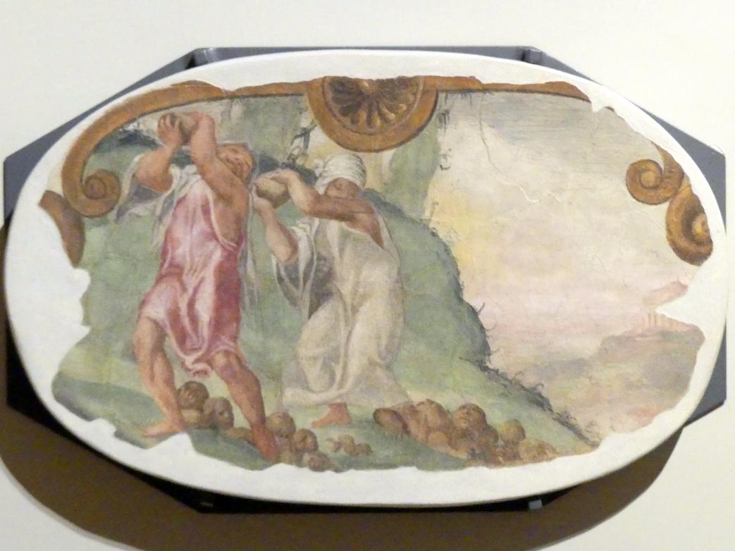 Lelio Orsi (1546–1570), Wandmalereien der Rocca di Novellara, Rocca di Novellara, Festung von Novellara, jetzt Modena, Galleria Estense, Saal 16, um 1555–1556, Bild 9/11