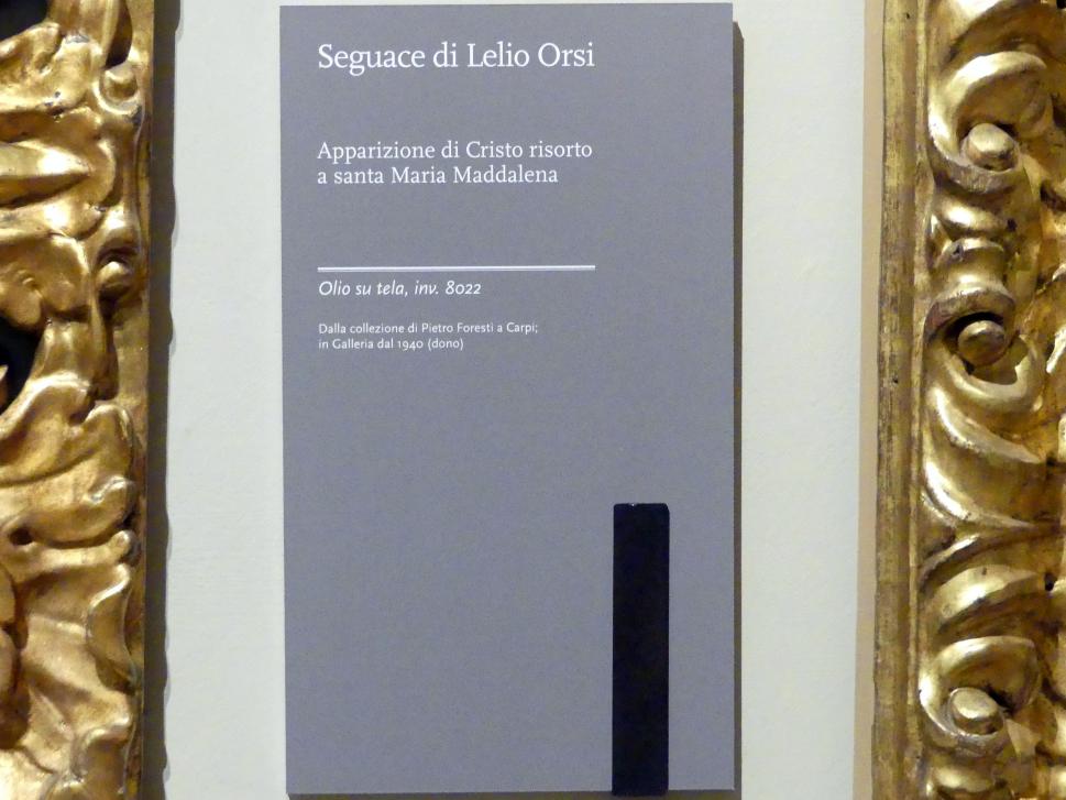 Lelio Orsi (Nachfolger) (Undatiert), Noli me tangere, Modena, Galleria Estense, Saal 16, Undatiert, Bild 2/2