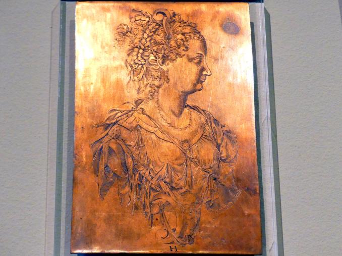 Porträt der Camilla Ruggeri, Modena, Galleria Estense, Saal 16, 16. Jhd.
