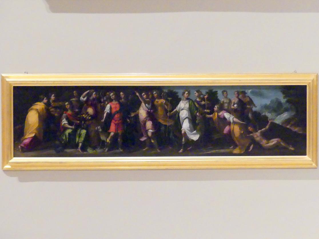 Gaspare Venturini (1592), Serie von vier Allegorien auf das Haus d'Este, Ferrara, Palazzo dei Diamanti, jetzt Modena, Galleria Estense, Saal 18, 1592–1593, Bild 3/5
